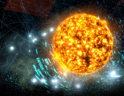 Eine Milliarde Sonnen warten auf die Plannetariums-Besucher. Abb.: ESA