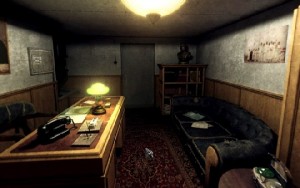 Das Büro des KGB-Offiziers steckt voller verborgener Mechanismen. Abb.: UIG