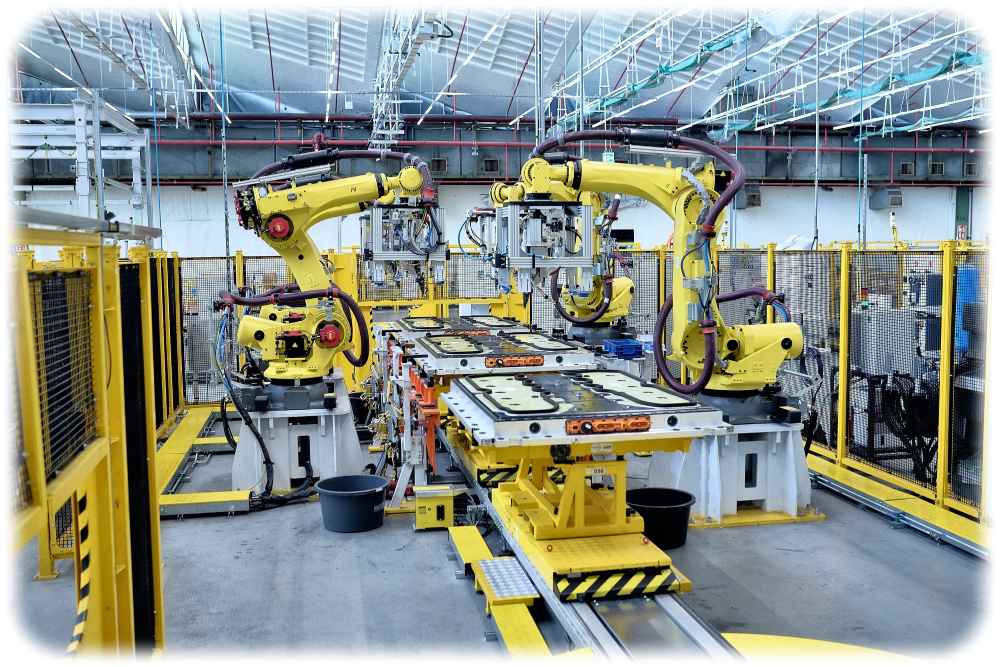 Robotergestützte Akku-Montage im ehemaligen Ford-Motorenwerk in Köln. Foto: Köln