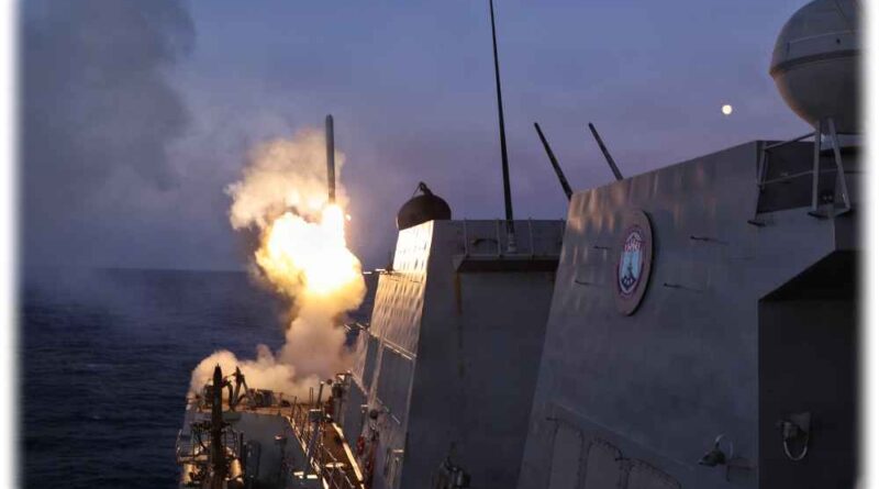 Die USS "Thomas Hudner" feuert eine "Tomahawk" während der Operation "Epic Fury" im Irankrieg ab. Foto: US Navy via US.Kriegsministerium, non-DoW endorsement