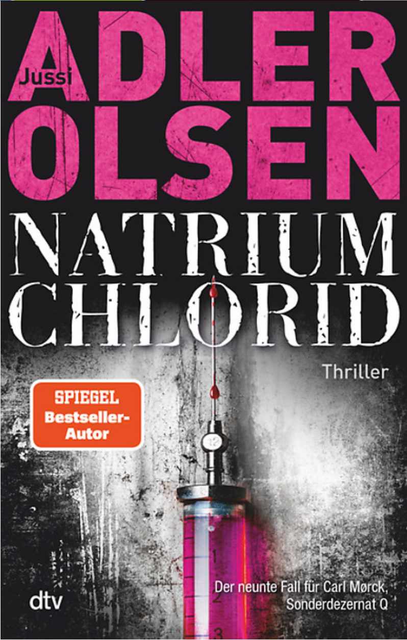 Umschlag von Jussi Adler Olsen: "Natriumchlorid". Abb.: dtv
