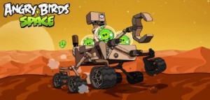 Die elenden Schweine haben den sauteuren Mars-Rover gekapert. Abb.: Rovio