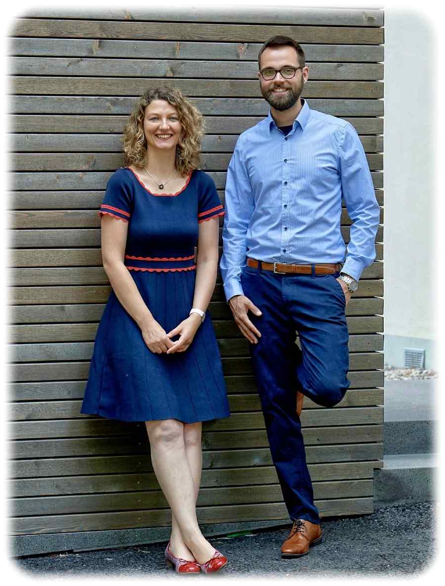 Anne-Kristin Heninger und Frank Buchholz vom Uniklinkum Dresden wollen mit Rectech ein Unternehmen für Gen-Editierungsverfahren gründen. Foto: Science4Life