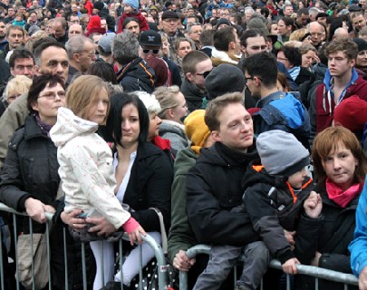 Alle generationen waren unter den Demonstranten vertreten. Foto: Peter Weckbrodt