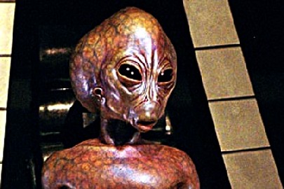 Ob uns eventuell existierende Außerirdische wohl wohl oder feindlich gesonnen sind? Hier ein Alien aus der TV-Serie "Stargate" - dort gehörten die "Asgards" zu den lieben Aliens. Foto: MGM