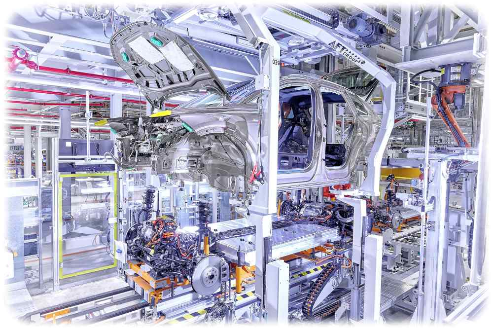 Das VW-Werk Zwickau montiert das Audi-Elektroauto "Q4 e-tron". Foto: Audi
