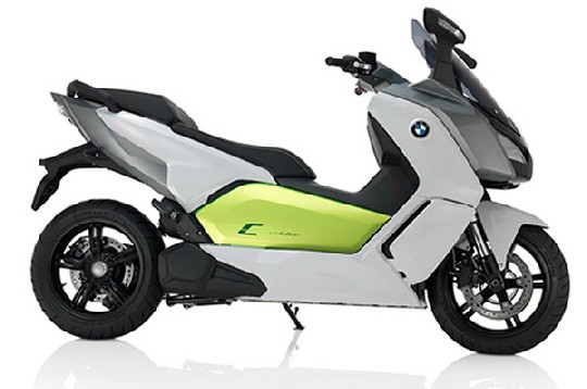 Elektrischer Motorroller (Scooter) "C Evolution" von BMW. Foto: BMW