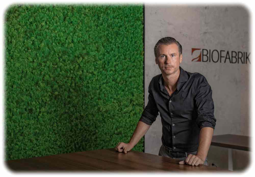 Biofabrik-Gründer Oliver Riedel. Foto: Biofabrik