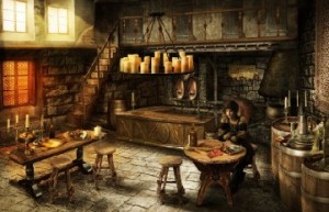 Na, ob er Knabe in der Taverne etwas Erhellendes weiß? Abb.: Daedalic