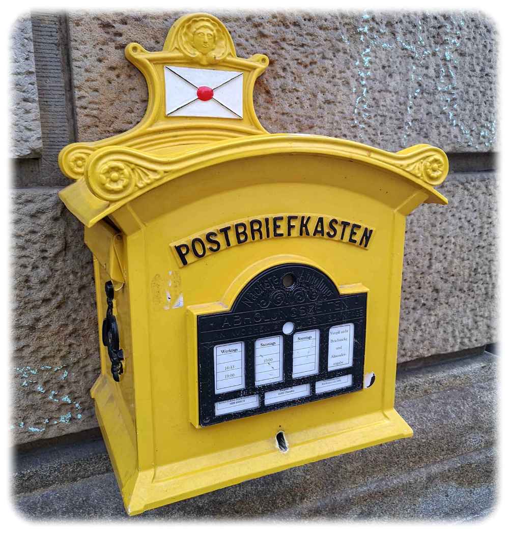 Leserbrief, Postkasten, Briefkasten. Foto: Heiko Weckbrodt