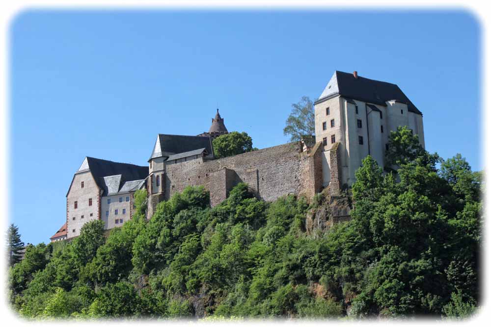 Hoch über der Freiberger Mulde thront die Burg Mildenstein. Foto: Peter Weckbrodt
