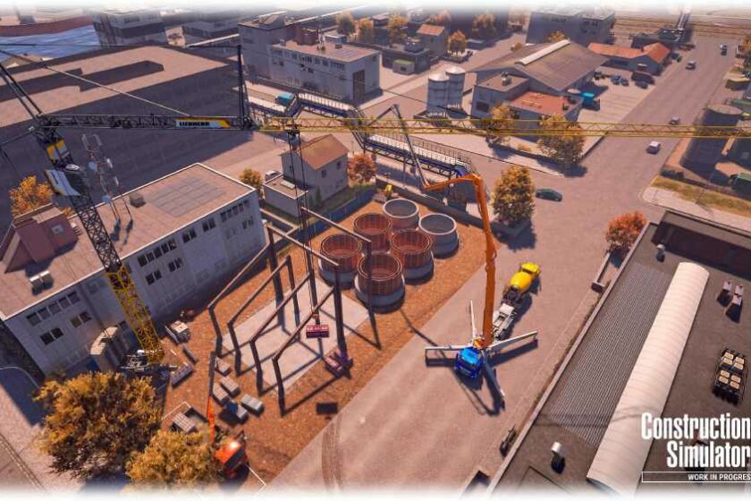 Bildschirmfoto vom "Bau-Simulator" von Astragon