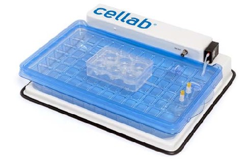 Dioe im März gegründete "Cellab GmbH" aus Radeberg stellt Bioreaktoren her. Foto: Celllab