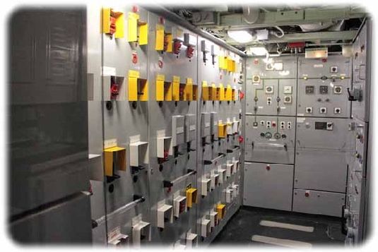 Die Elektrozentrale im U-Boot. Foto: Heiko Weckbrodt