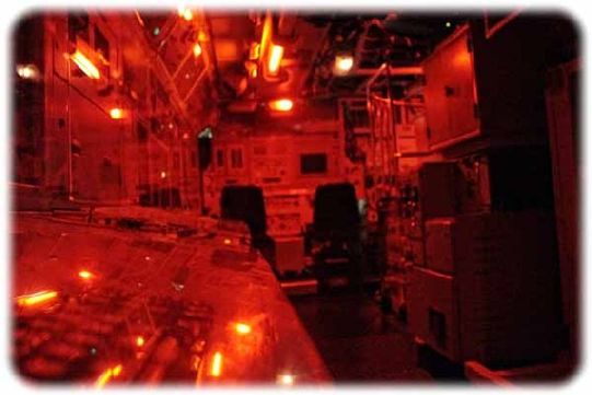 Alarmstufe Rot in der Kommandozentrale. Foto: Heiko Weckbrodt