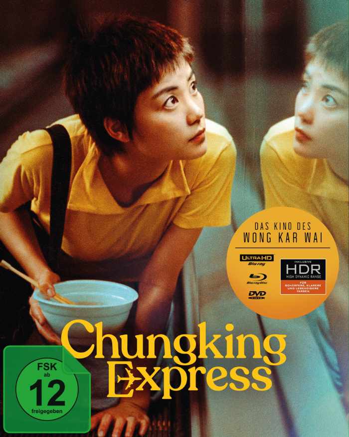 Bluray-Hülle der Neuauflage von "Chungking Express". Abb.: Plaion