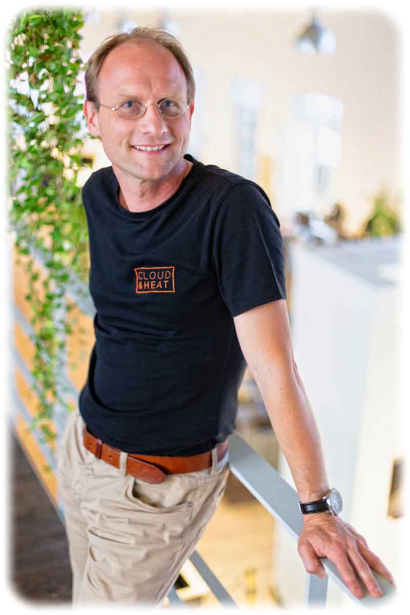Technikchef Jens Struckmeier ist einer der Gründer von Cloud & Heat. Foto: Cloud & Heat. 