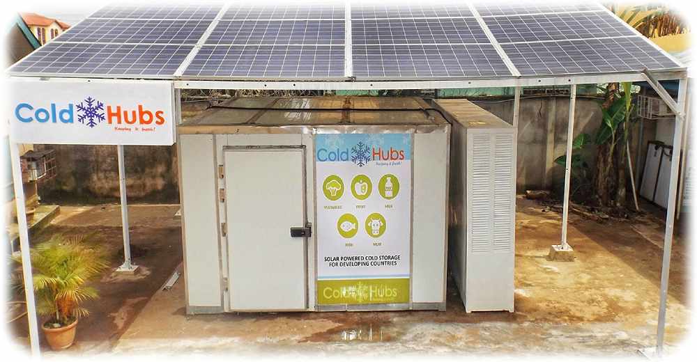Ihren Strombedarf decken die dezentralen Mini-Kühlhäuser durch einfach installierbare Solardächer. Foto: ILK Dresden