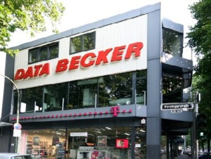 Die Data-Becker-Zentrale in Düsseldorf. Das Unternehmen stellt seinen Geschäftsbetrieb ein. Foto: Data Becker