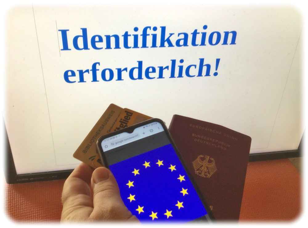 Mit der neuen digitalen Ausweis-Brieftasche "Eudi Wallet" der EU sollen sich Unionsbürger künftig überall per Smartphone ausweisen können. Dresden wird zur Pilotkommune in Deutschland. Foto: Heiko Weckbrodt