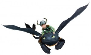 Hicks jagt auf "Nachtschatten" den entfleuchten Drachen hinterher. Abb.: Paramount