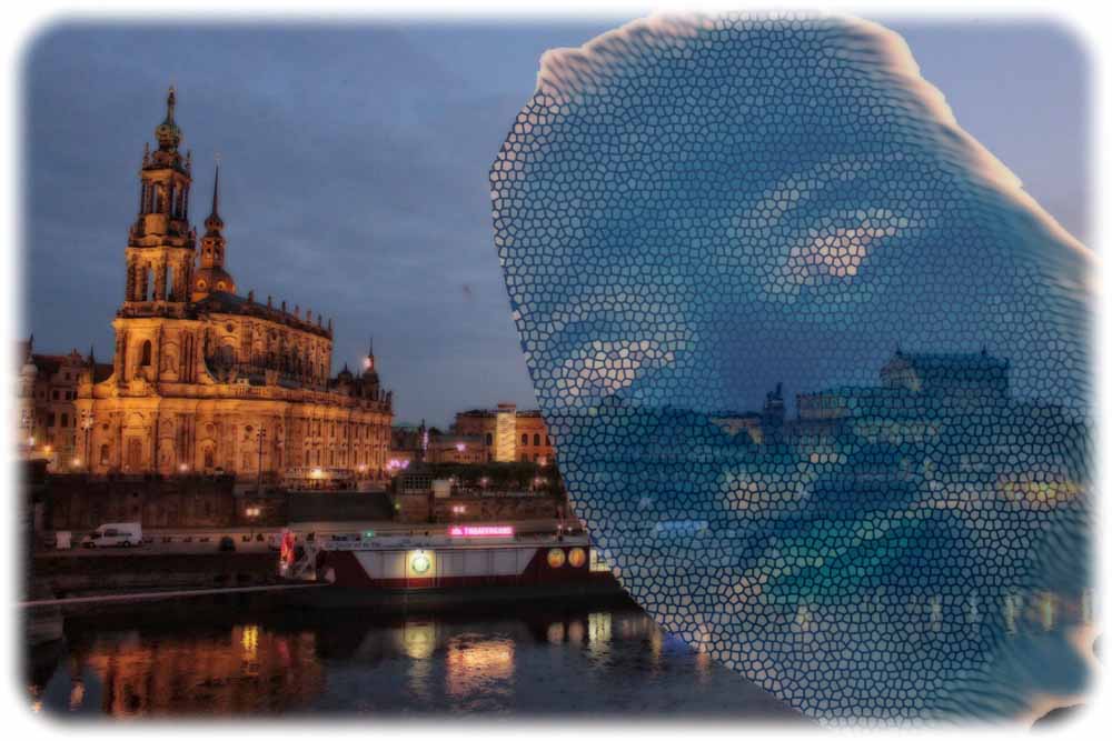 Dresden will sich als Standort für Künstliche Intelligenz (KI) profilieren. Da darf ein elektronisches Stadtarchiv nicht fehlen. Fotos und Montage: Heiko Weckbrodt