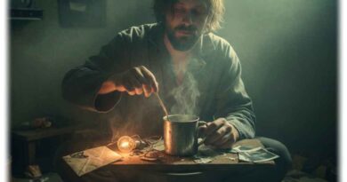 So stellt sich die Gemini-KI die Drogenkocherei im Gefängnis vor. Visualisierung: KI Gemini, Prompt: Heiko Weckbrodt