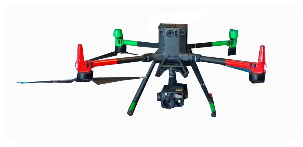 Drohne. Foto (freigestellt): Heiko Weckbrodt