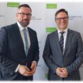 Sachsens Wirtschaftsminister Martin Dulig (links) und Thomas Horn, der Chef der Wirtschaftsförderung Sachsen. Foto: Heiko Weckbrodt