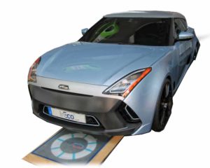 Ging zwar nie in Serie, viele seiner Technologien flossen aber in spätere Serienfahrzeuge ein: Das InEco-Elektroauto vom ILK der TU Dresden. Foto (bearbeitet, freigestellt): Heiko Weckbrodt