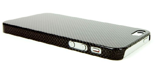 Nicht gerade billig, sieht aber chic aus: das "Epic Carbon Cover" fürs iPhone 5s. Foto: Epic Monkey