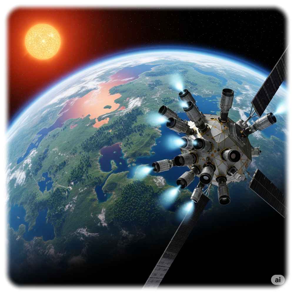 So stellt sich die KI Gemini die Pluto-Suche nach bewohnbaren Exoplaneten vor. Visualisierung: Gemini, Prompt: Heiko Weckbrodt