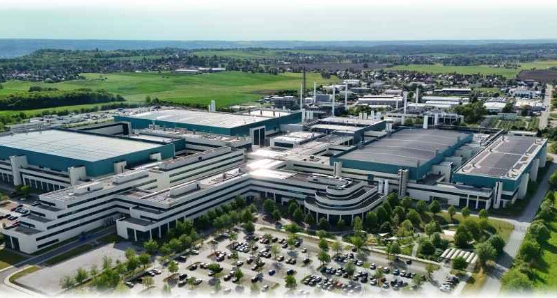 Luftbild von Globalfoundries Dresden. Foto: Globalfoundries