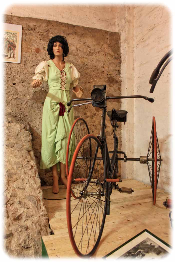 Auch das Dreirad gehört zur Fahrradgeschichte. Foto: Peter Weckbrodt