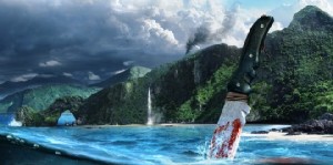 Auf der scheinbar idyllischen Insel entspinnt sich ein tödliches Katze-und-Maus-Spiel mit gemeinen Piraten. Abb.: Ubisoft