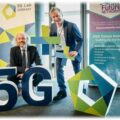 Freuen sich immer, wenn es etwas zu funken gibt: Prof. Frank H.P. Fitzek und Prof. Gerhard P. Fettweis als dynamisches 5G-Duo beim "IEEE 5G++ Summit Dresden" im Jahr 2019. Foto: Frank Grätz für die TUD