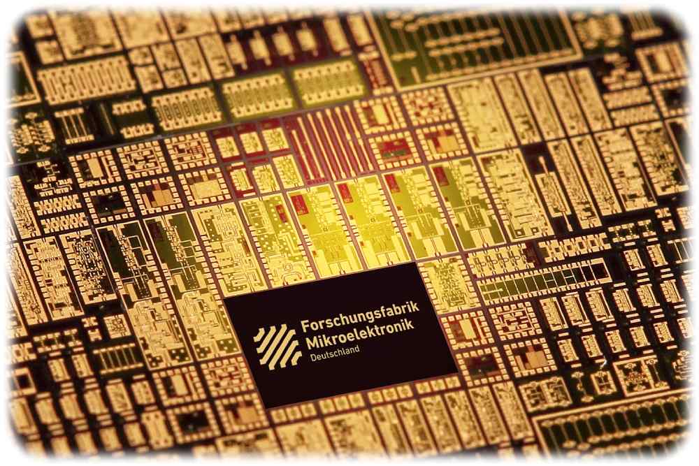 Die Forschungsfabrik Mikroelektronik Deutschland (FMD). Visualisierung: FMD