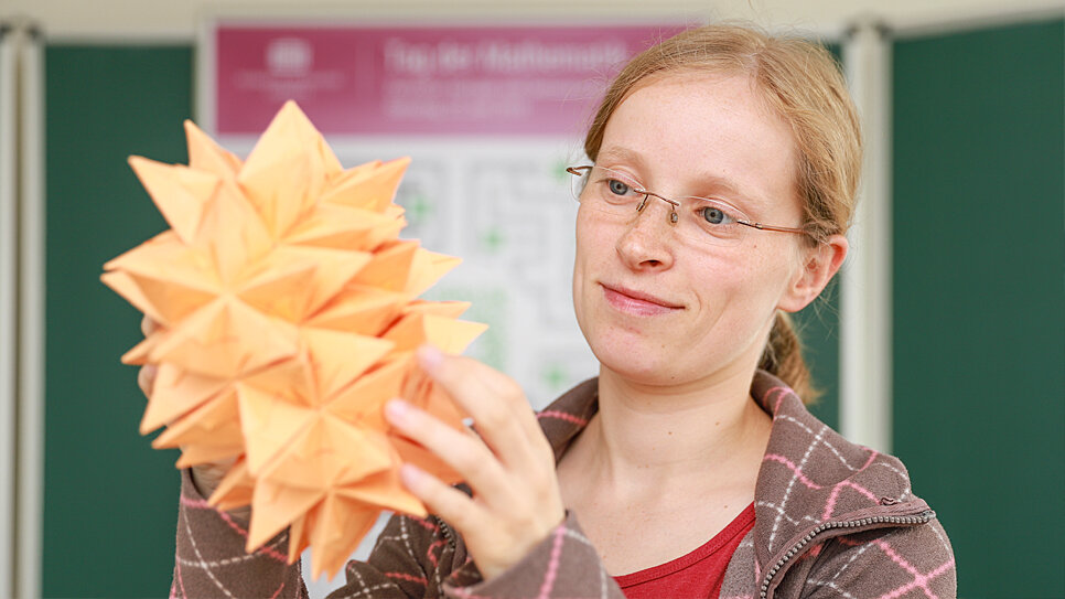 Die Mathematikerin Dr. Franziska Nestler. Foto: Jacob Müller für die TU Chemnitz