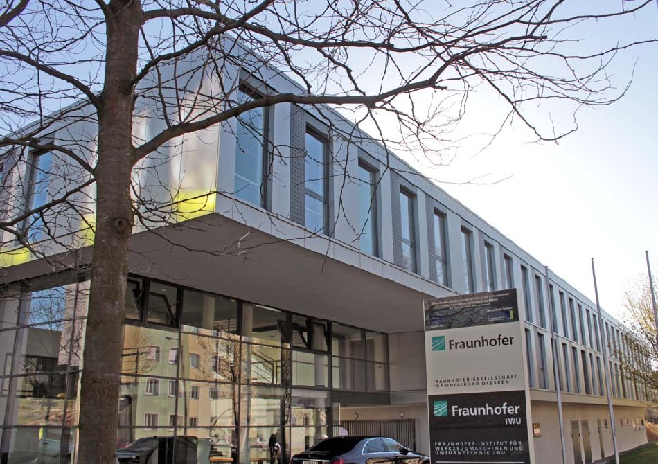 Der Standort Dresden des Fraunhofer-Instituts IWU an der Technologiemeile Nöthnitzer Straße. Foto: Heiko Weckbrodt