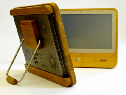 Der Holz-Computer "iameco". Abb.: MicroPro
