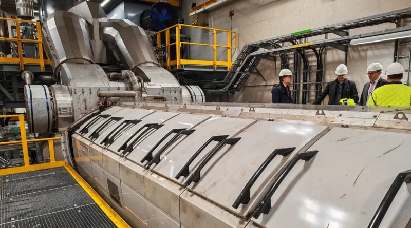 Gasmotoren-Kraftwerk in Dresden-Reick. Foto: Heiko Weckbrodt