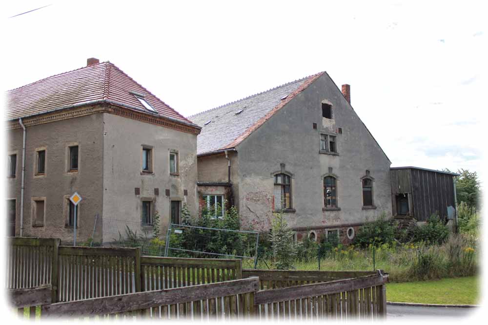 Der alte Gasthof Kohlsdorf bestand aus einem ganzen Gebäudekomplex. Foto: Peter Weckbrodt