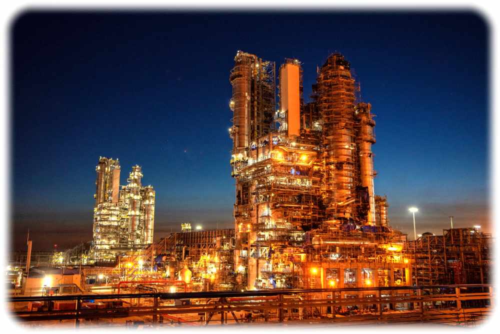 Die Gas- und Ölindustrie spielt eine zentrale Rolle für die russische Wirtschaft. Hier das Gasverarbeitungswerk Amur vom Gazprom. Foto: Gazprom (Pressefoto)