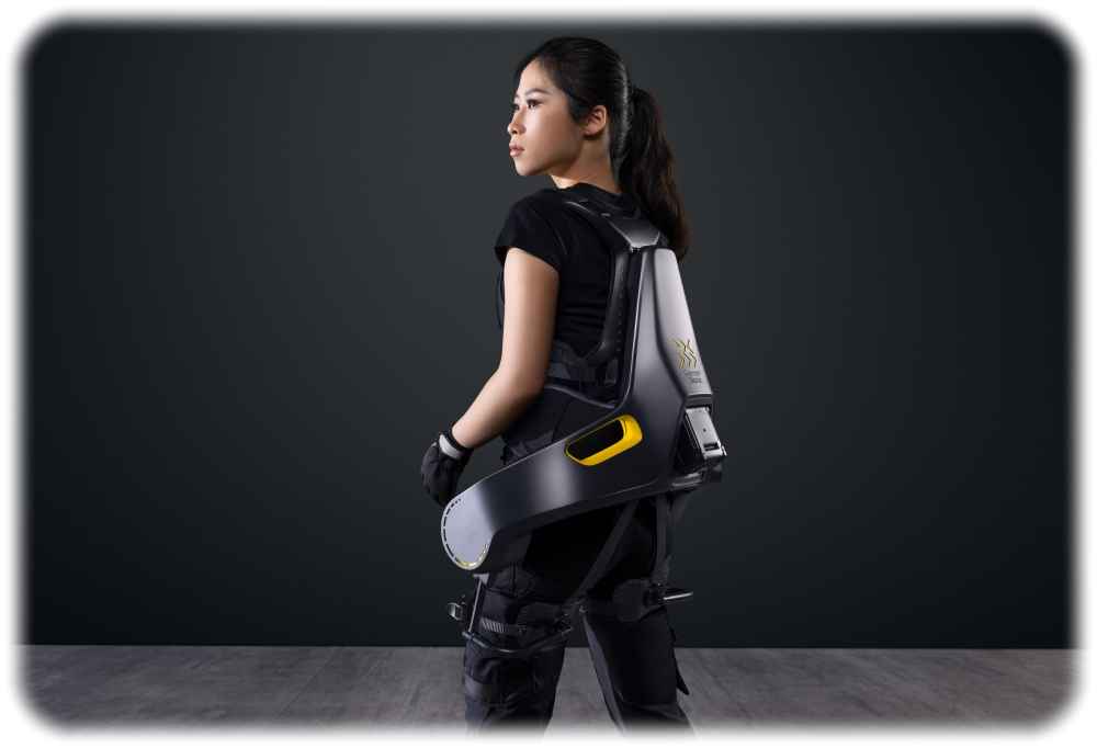 Aktive und KI-vernetzte Exoskelette sollen die Arbeitswelt verändern. Foto: German Bionic