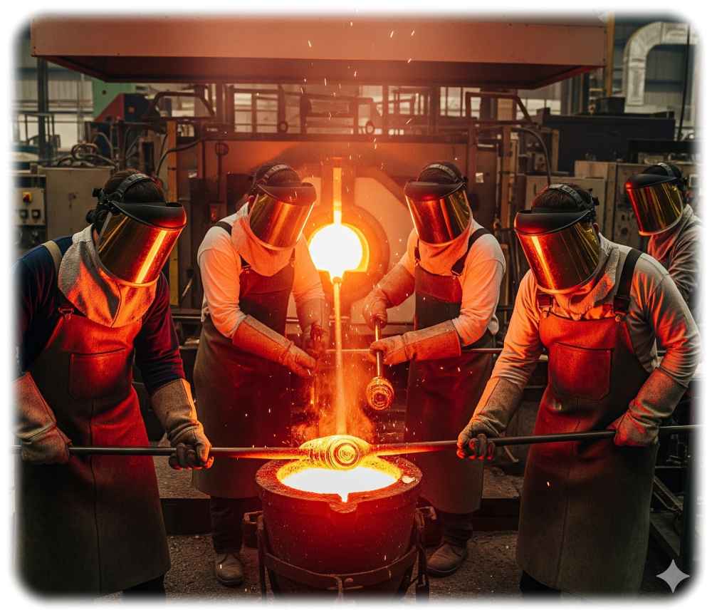 Die gesamte Glasindustrie in Deutschland steht stark unter Druck. Visualisierung: KI Gemini, Prompt: Heiko Weckbrodt