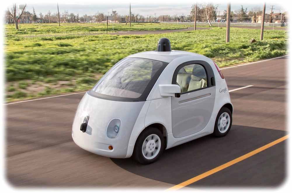Googles "Self-Driving Car" (auch Roboterauto genannt). Foto: Google