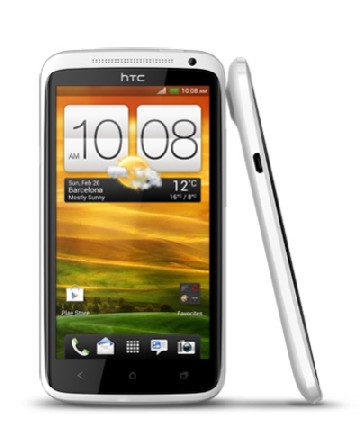 Flaches Design, großes Display: Das LTE-Handy "HTC One XL". Foto: HTC