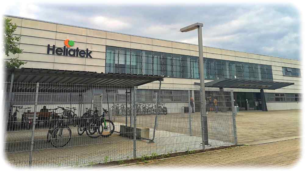 Die Heliatek-Fabrik für organische Solarzellen in Dresden. Foto: Heiko Weckbrodt