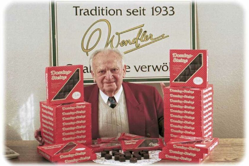 Herbert Wendler kreierte 1936 die ersten Dominosteine. Foto: Archiv Dr. Quendt