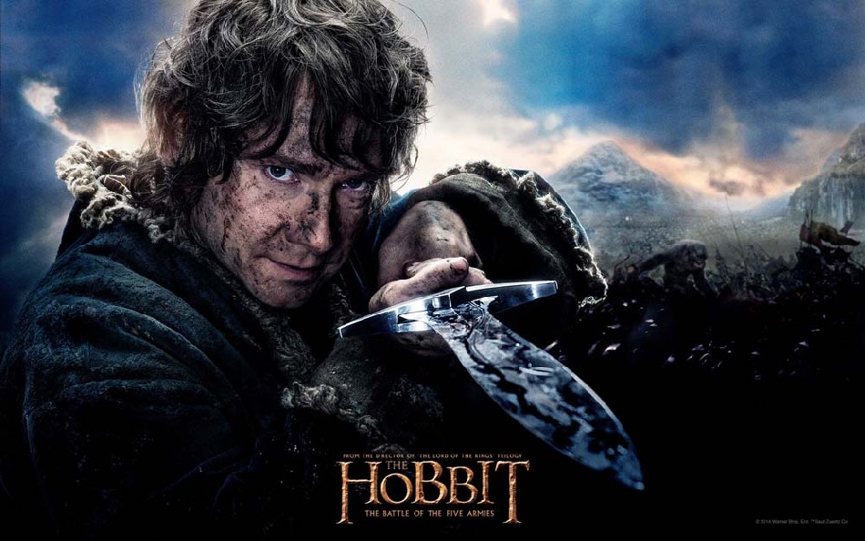 Bilbo (Martin Freeman) hat die Nase voll vom streitsüchtigen Zwergenkönig. Abb.: Warner